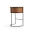 Manhattan Comfort Cosmopolitan Barstool in Camel and Black, PK3 3-BS015-CL - alternate 4